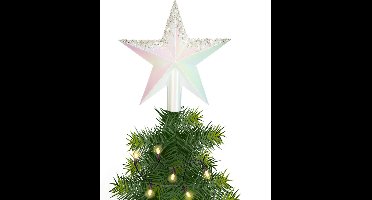 Feeric lights and christmas piek ster - parelmoer wit -22cm -kunststof