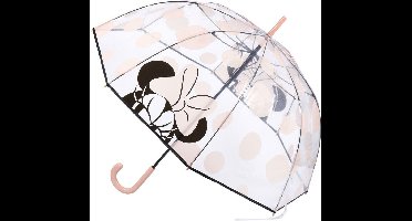 Disney Minnie Mouse paraplu - licht roze - D89 cm - voor kinderen