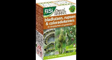 Omni Insect - Snelwerkend insecticide tegen vretende en zuigende insecten - Tegen trips, bladluizen, rupsen, kevers, vliegen en motten - 50 ml voor 1000 m²