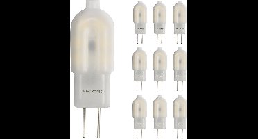 HOFTRONIC - Voordeelverpakking 10X G4 LED Lampen 12V - 1,5 Watt 140lm - Vervangt 13 Watt - 6500K Daglicht wit licht - Vervangt T3 halogeen