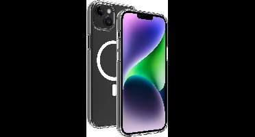 BeHello iPhone 14 Plus Clear Case Magnetic Ring Transparant