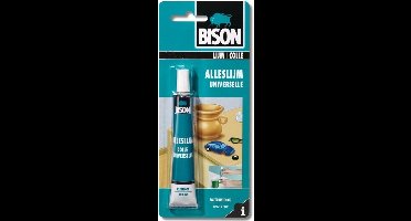 Bison alleslijm / knutsellijm - 25 ML - transparant/ waterbestendig