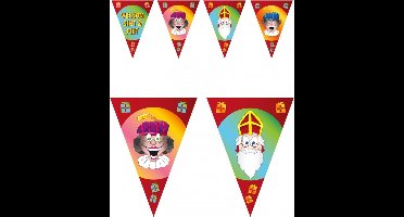 6 x Vlaggenlijn welkom sint en piet (60 meter)