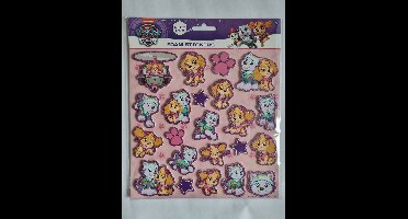 Paw Patrol Nickelodeon Stickers foam, 22 afbeeldingen per set, klein kindercadeau, jongen, meisje,