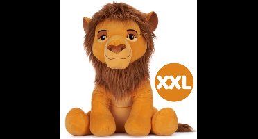 Mufasa Disney The Lion King Pluche Knuffel XXL 100 cm - Extra Grote Leeuwenkoning Knuffels XL