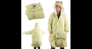Pingyang Rongrong - Koc Z Kapturem - Monster - Groen - Oversize