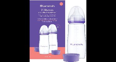 Lansinoh Fles met NaturalWave® Speen - 2 Stuks - 330 ml
