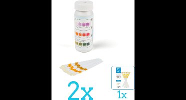 Comfortpool teststrips - pH waarde, chloor & alkaliniteit - 50 strips - Volumebundel - Teststrips - 2-delig