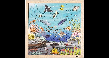 Woordenschatpuzzel - Koraal - 49 stukjes - Educo