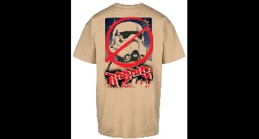 Star Wars Rebels - Poster Heren Oversized T-shirt - zand - XL