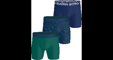 Bjorn Borg 3-pack heren boxershort - Sports Microfiber - Combi - Groen Combi / M