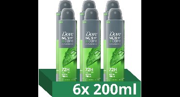 Dove Men+Care Advanced Anti-Transpirant Deodorant Spray - Extra Fresh - neutraliseert geurtjes en verzorgt je huid - 6 x 200 ml