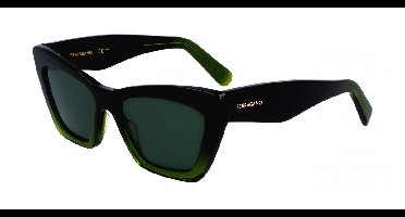 Ferragamo SF929SN Transparent dark green gradien 55/17/145 WOMAN Zonnebrillen