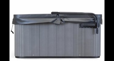 W’eau Universele Coverlift voor Spa & Jacuzzi - Handmatig Bedienbaar - Verlengt Levensduur Cover - Hoogwaardig Aluminium - Zwart - Eenvoudige Montage