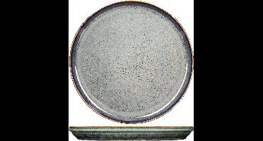 Cosy & Trendy Jade Verde plat bord 27 cm - Set van 4 stuks
