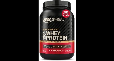 Optimum Nutrition Gold Standard 100% Whey Protein - Double Rich Chocolate - Proteine Poeder - Eiwitshake - 900 gram (28 servings)