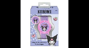 Kuromi Analoog Horloge Paars Kinderen