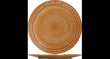 Cosy&Trendy Bistro Mustard Yellow Plat Bord - Ø27,5cm - Set-6