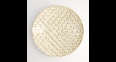 Tokyo Design Studio - Titanium Matte Mermaid Bord - 25 x 3,7 cm