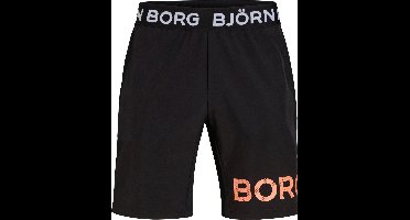 Bjorn Borg - LA August heren sportbroek - performance - zwart / oranje - maat S