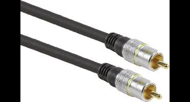 HQ Super Silver Tulp composiet video kabel - 10 meter
