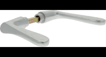 Starx Deurkruk Vlinder Aluminium F1 - Deurklink zonder Rozet en zonder Schild - Geschikt voor Deuren van 38 t/m 45 mm - Inclusief Stift en Inbussleutel - Voor Binnen - Kleur Zilver