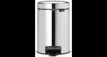 Brabantia NewIcon Prullenbak - 3 liter - Badkamer - Brilliant Steel
