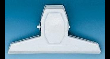 Multiklem MAUL, breedte 125 mm & klembreedte 30 mm, met spiraalveer, vernikkeld, metaal gepoedercoat, 10 st.