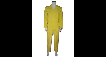 Overall polyester/katoen geel maat 53