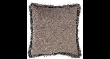 Dutch Decor Kussenhoes Grizzly 45x45 Cm Antraciet
