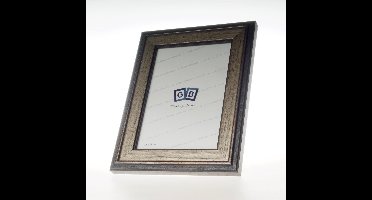 GB Klassiek Houten Fotolijst – Fotoformaat 15 x 20 – Grijs/Zilveren