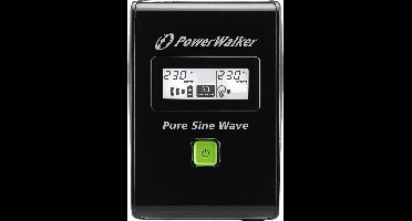 PowerWalker VI 600 SW Line-interactive 0,6 kVA 360 W 2 AC-uitgang(en)