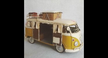 Volkswagen bus van blik met licentie VW t1 camper 25 cm