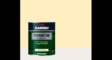 Rambo Pantser Lak Dekkend Zijdeglans 0,75 liter - Crèmewit