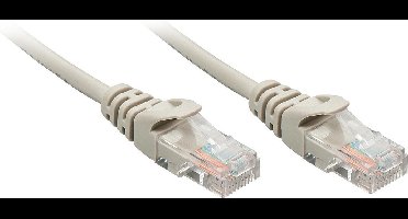 LINDY 48369 RJ45 Netwerkkabel, patchkabel CAT 5e U/UTP 20.00 m Grijs 1 stuk(s)