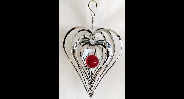 Cosmo Spinner - ca. 8" / 20 cm Heart Hart windspinner