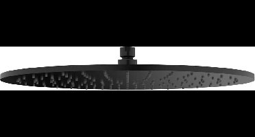 Wiesbaden Luxe Messing Hoofddouche - 300mm x 8mm - Rond -Zwart