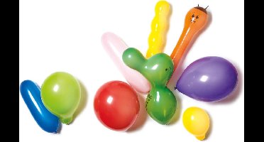 50 Latex Ballonnen Vorm & Kleur Assorti