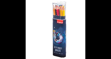 KLEURPOTLODEN TEENS BRUYNZEEL BLAUW: 18 STUKS