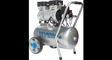 Hyundai 55752 Stille compressor olievrij - 8 bar - 24L