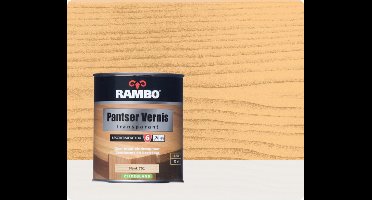 Rambo Pantser Vernis Alkyd Zijdeglans 0,75 liter - Blank