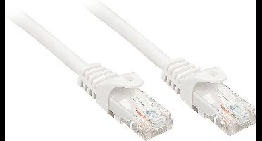 LINDY 48204 RJ45 Netwerkkabel, patchkabel CAT 6 U/UTP 3.00 m Wit 1 stuk(s)