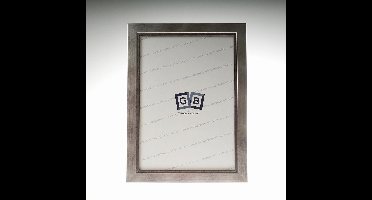 GB Klassiek Houten Fotolijst – Fotoformaat 20 x 25 – Zilveren/Grijs