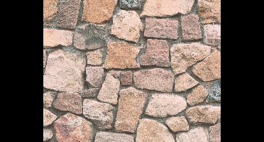 GROTE STENEN BEHANG | Industrieel - meerkleurig creme grijs - A.S. Création Il Decoro