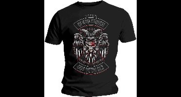 Five Finger Death Punch - Biker Badge Heren T-shirt - M - Zwart