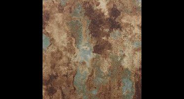 Bnwallcoverings Essentials 218005 Vliesbehang Beton Met Roestige Oppervlakken - 53 x 1005 cm - Rood