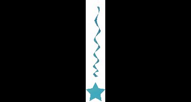 Haza Original Swirlslingers Met Ster Blauw 60 Cm 3-stuks