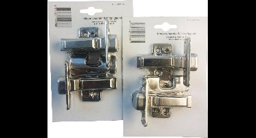STARX vernikkelde inboorscharnier | half-opliggend |gedempt 35mm | 110 gr | 4 STUKS