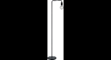 TRIO DIALLO - Vloerlamp - Zwart mat - excl. 1x E27 6 W - Licht apart schakelbaar - Geintegreerde dimmer - Flexibel