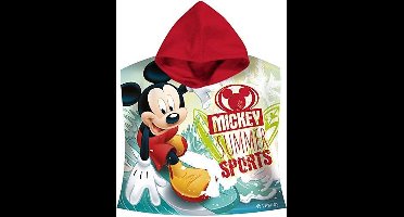 Mickey Mouse Poncho 60x120 Katoen Badlaken